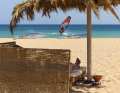 So stellt man sich einen komfortablen Freeride-Spot vor. Feiner Sandstrand, ausreichend Wind...